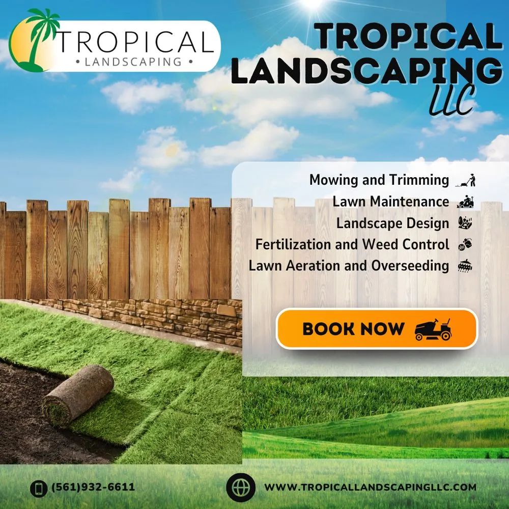 Top-rated lawn mowing service experts serving Jupiter, FL - Tropical Landscaping