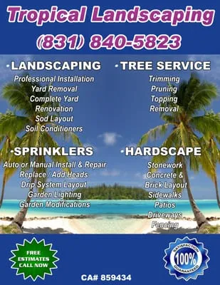 Tropical Landscaping Logo