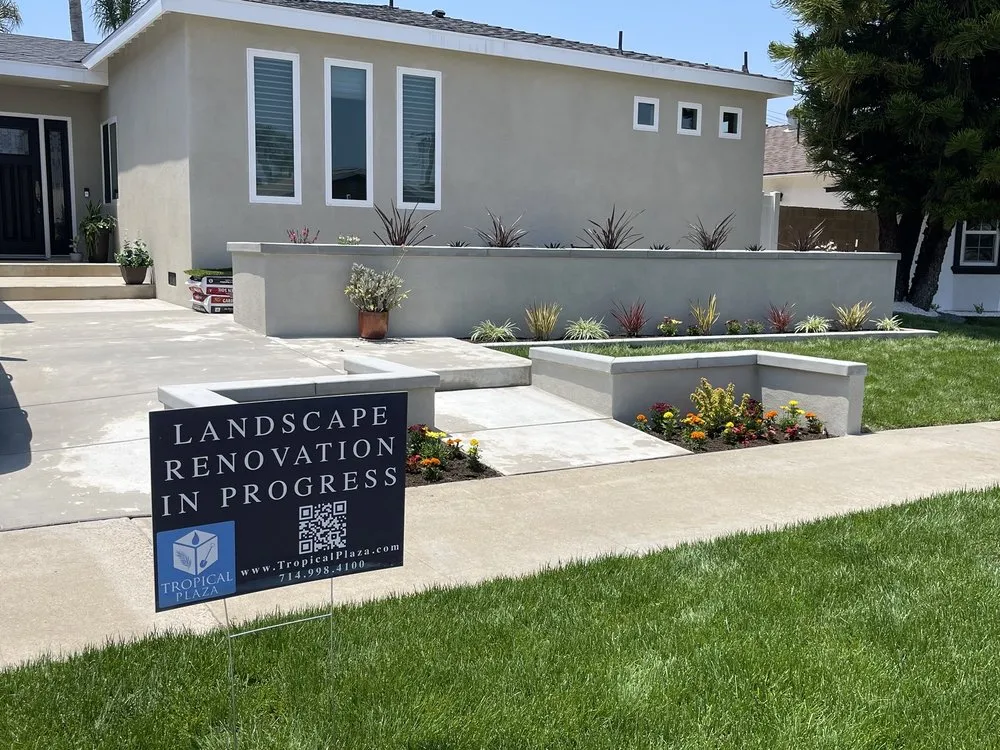 Custom lawn care service in Villa Park, CA - Tropical Plaza