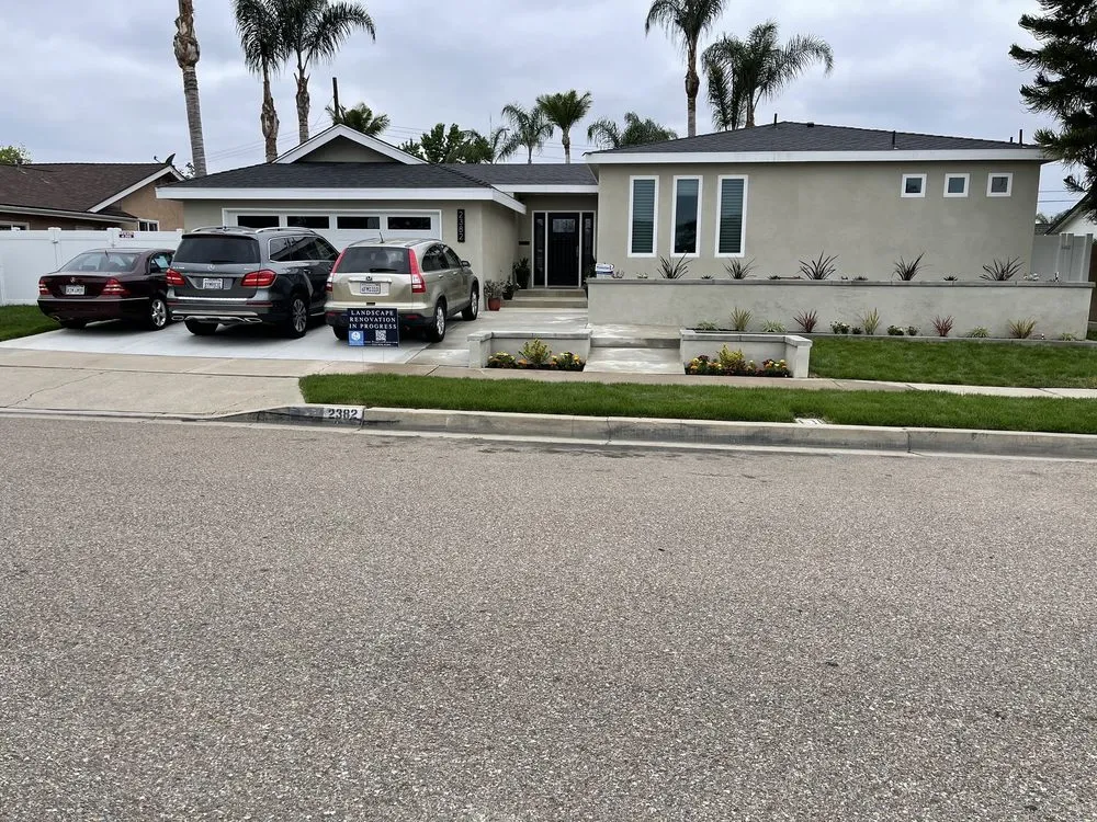 Affordable landscape installation in Villa Park, CA - Tropical Plaza