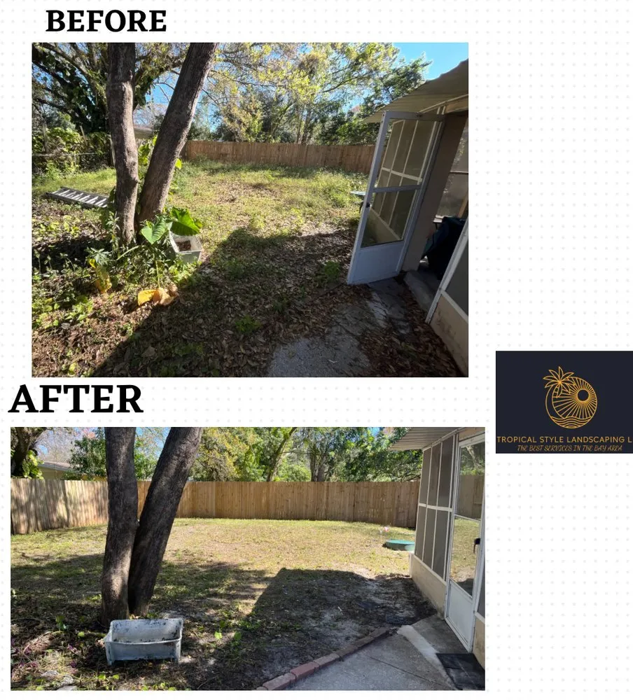 Local landscape installation in Tampa, FL by Tropical Style Landscaping