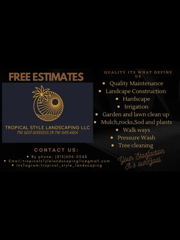 Expert lawn care service in Tampa, FL - Tropical Style Landscaping