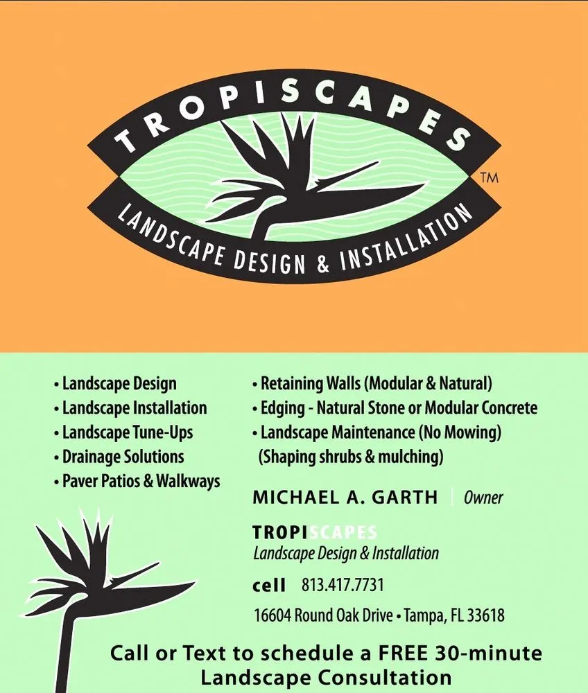 Top-rated outdoor landscaping for residential properties across Tampa, FL - Tropiscapes