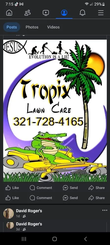 Local lawn mowing service in Palm Bay, FL by Tropix Landscaping And Lawn care
