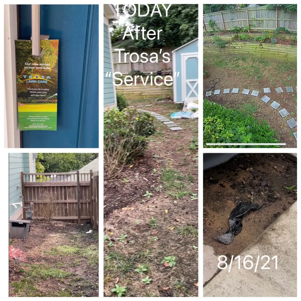 Professional outdoor landscaping in Durham, NC by TROSA Lawn Care