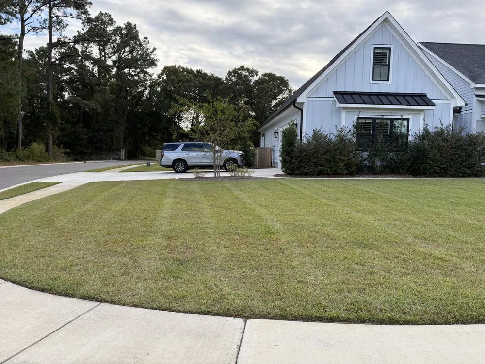 Top-rated landscape installation with custom design in Hampstead, NC by Trout Lawn & Landscape