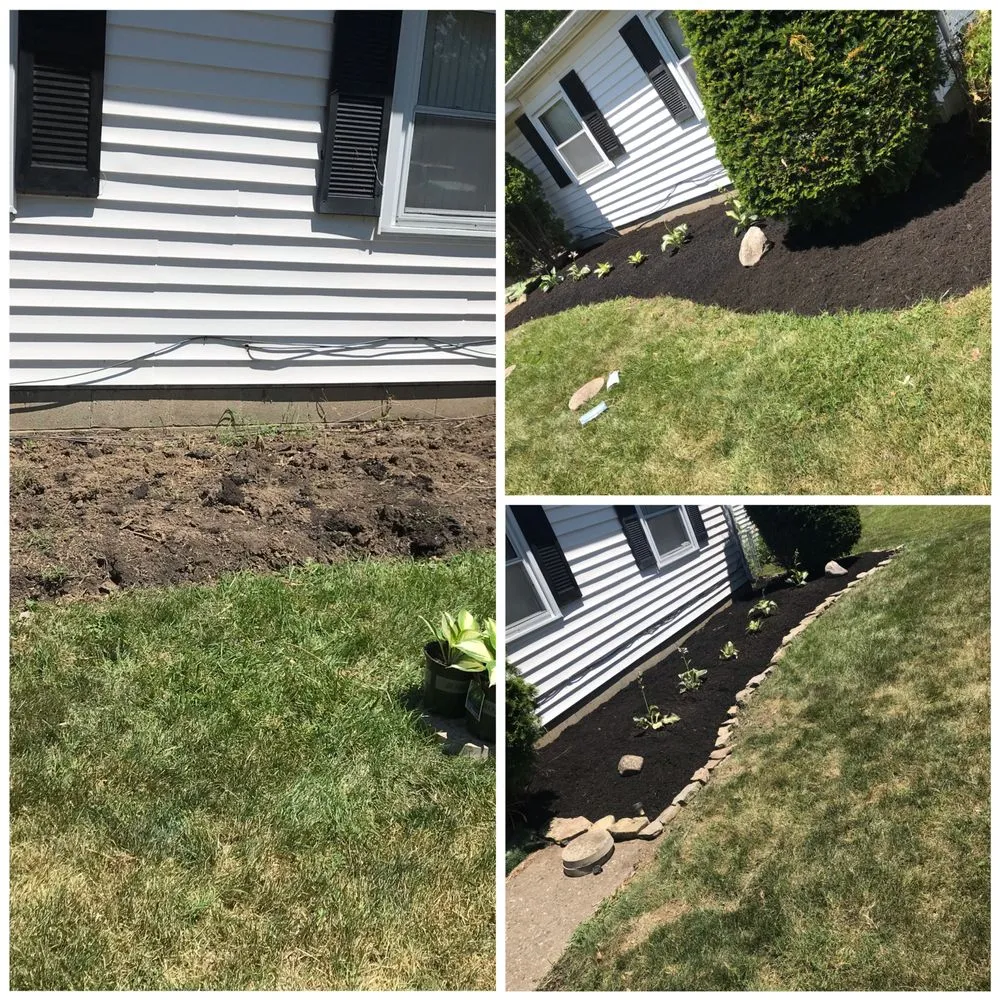 Affordable garden landscaping with custom design across Springfield, OH - Troy Davis Service Pros