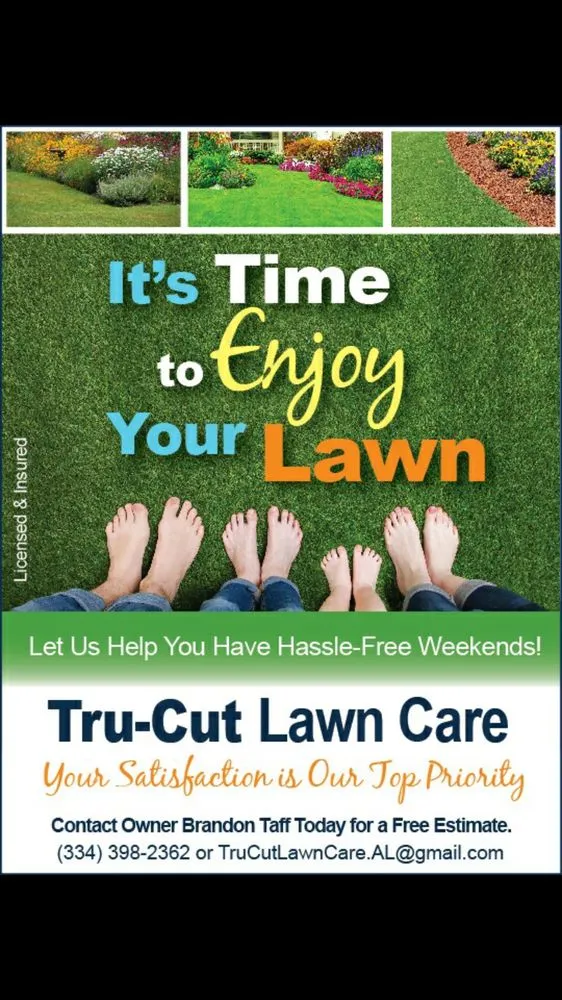 Local yard maintenance near you in Montgomery, AL by Tru-cut Lawn Care