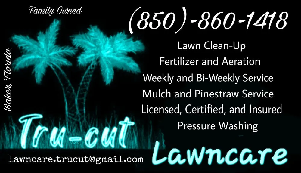 Local lawn care service in Baker, FL by Tru-Cut Lawncare