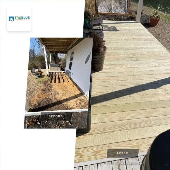 Custom landscaping services for homes in Wilmington, NC by Trublue Home Service Ally