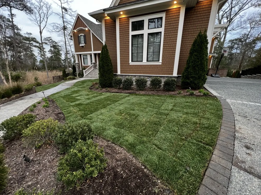 Top-rated lawn mowing service for year-round maintenance across Virginia Beach, VA - True Craft Contracting