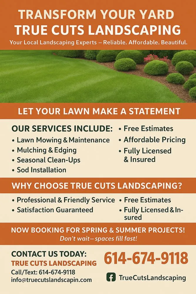 Reliable outdoor landscaping in Columbus, OH - True Cuts Landscaping