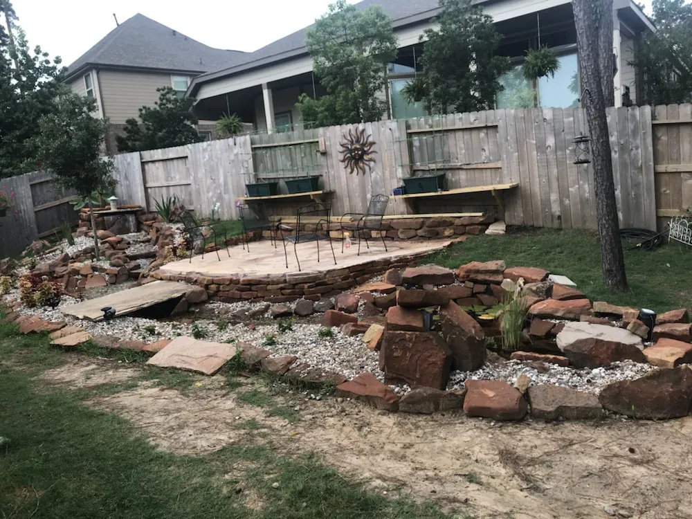 Reliable landscape installation for beautiful yards in Conroe, TX by True Dreams Lawn Service