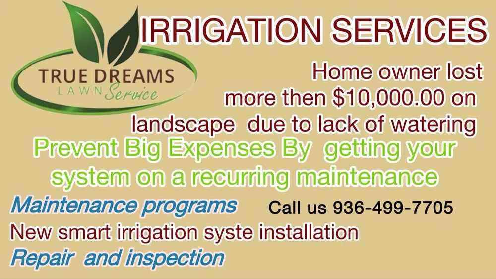 Top-rated landscaping services in Conroe, TX - True Dreams Lawn Service