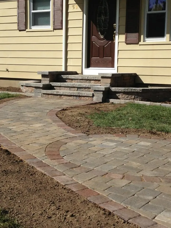 Professional landscape installation in Springfield, MA by True East Landscapes Inc