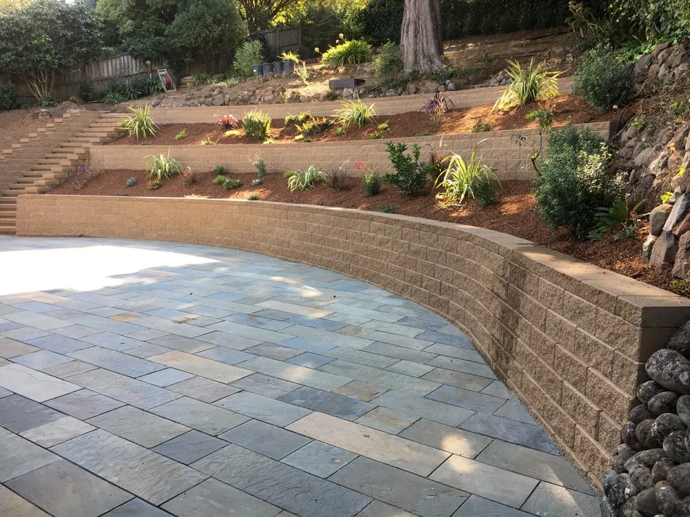 Custom landscape design in Larkspur, CA by True Green Landscape