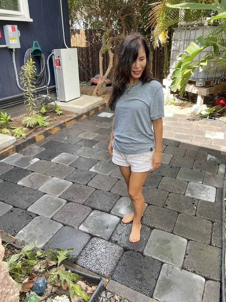 Custom landscape installation in Kaneohe, HI by True Hardscape