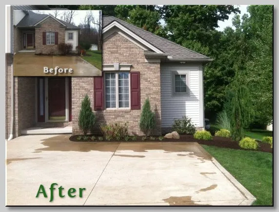 Professional garden landscaping for homes in Wickliffe, OH by True Landscaping
