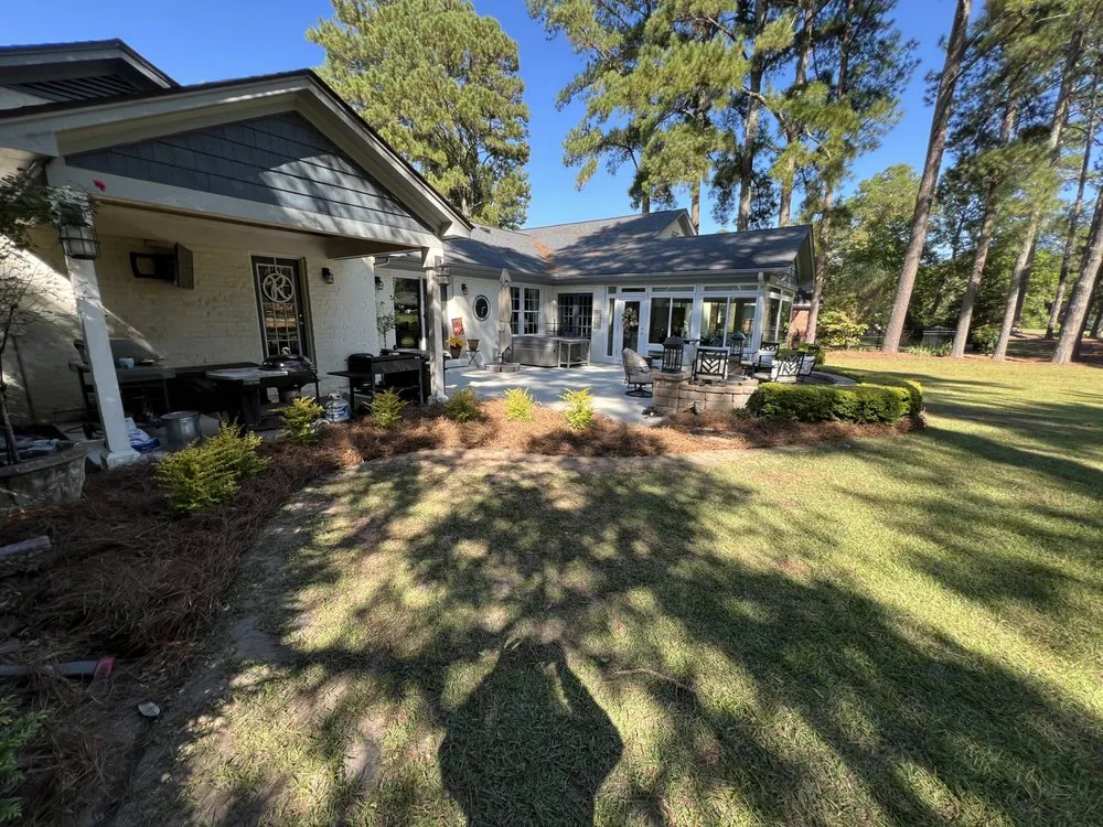 Professional landscape installation in Greenville, NC - True Lawn Care & Landscaping