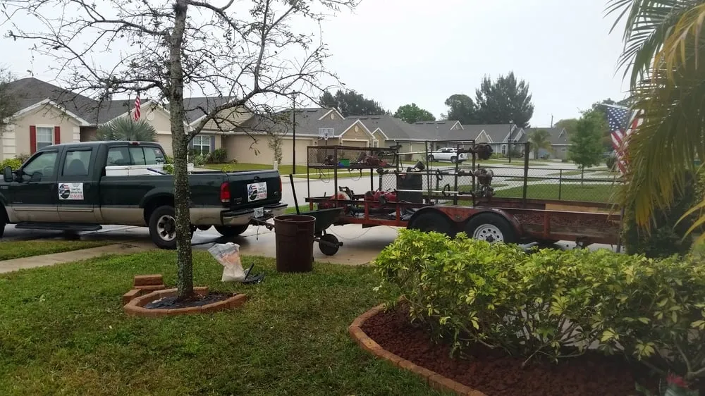 Custom residential landscaping with custom design across Melbourne, FL - True Lawn
