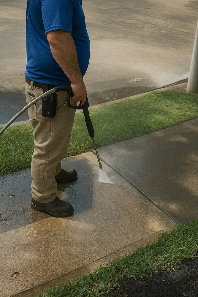 Custom lawn mowing service in Missouri City, TX by True Loyalty