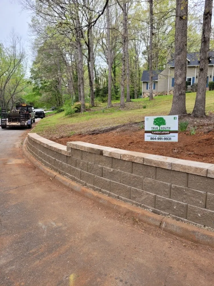 Professional residential landscaping in Greer, SC by True South Landscaping