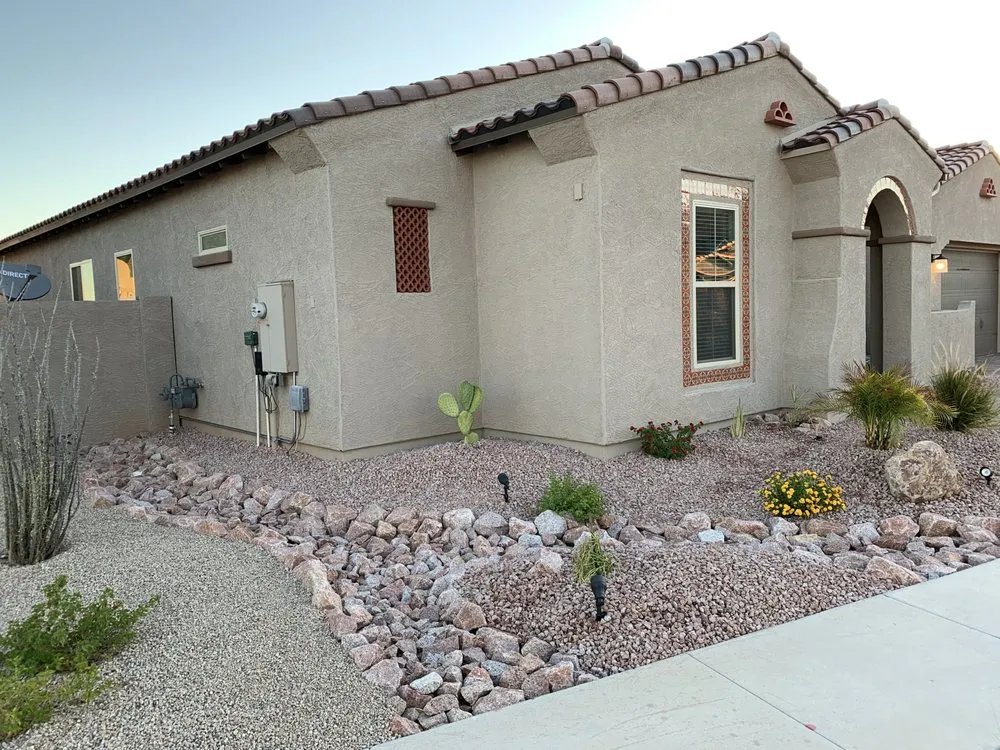 Custom yard cleanup service in Queen Creek, AZ by True Vision Landscapes