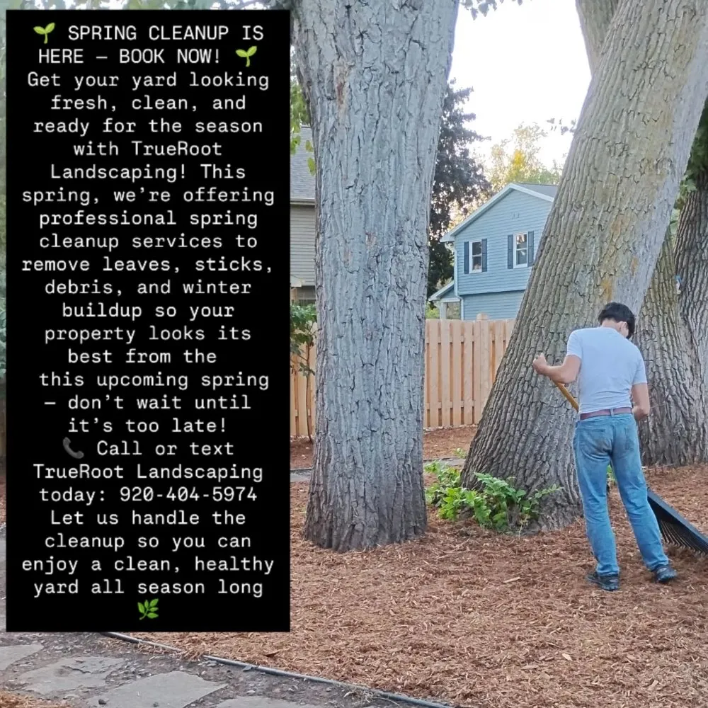 Local landscape installation for residential properties in Oshkosh, WI by TrueRoot Landscaping