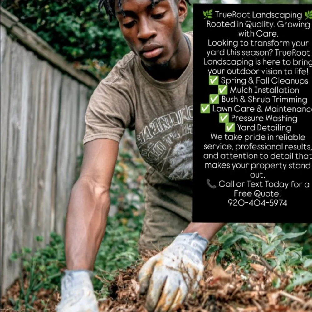 Affordable landscaping services for year-round maintenance in Oshkosh, WI by TrueRoot Landscaping