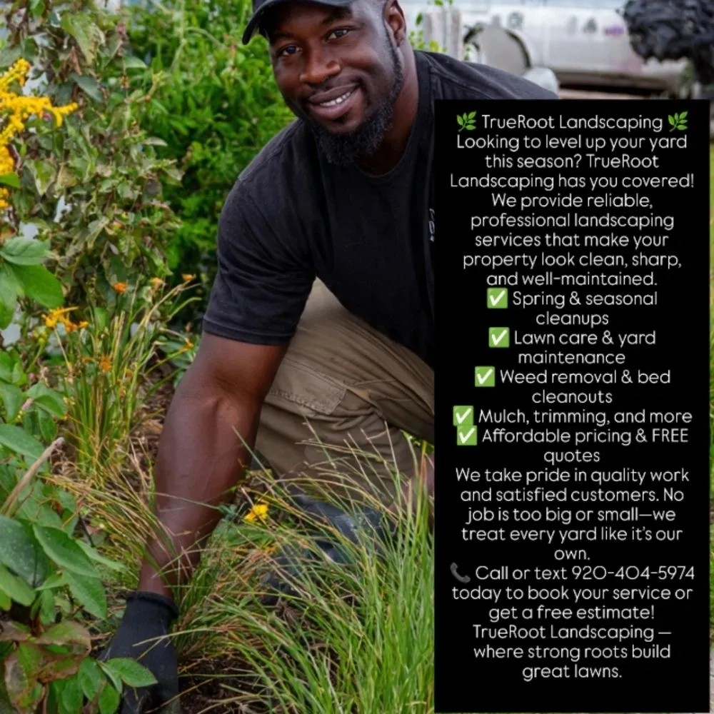 Affordable lawn care service in Oshkosh, WI by TrueRoot Landscaping