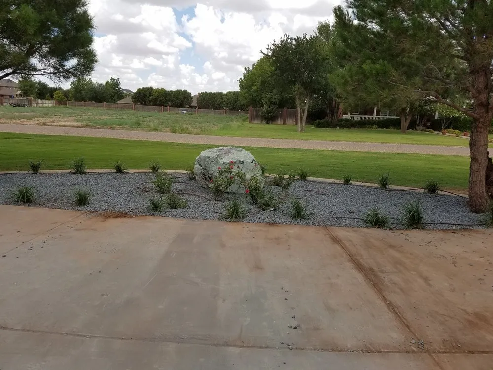 Professional landscaping services in Lubbock, TX by Truescapes Lawn Pros