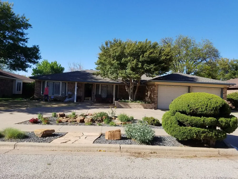 Professional yard cleanup service for residential properties in Lubbock, TX by Truescapes Lawn Pros