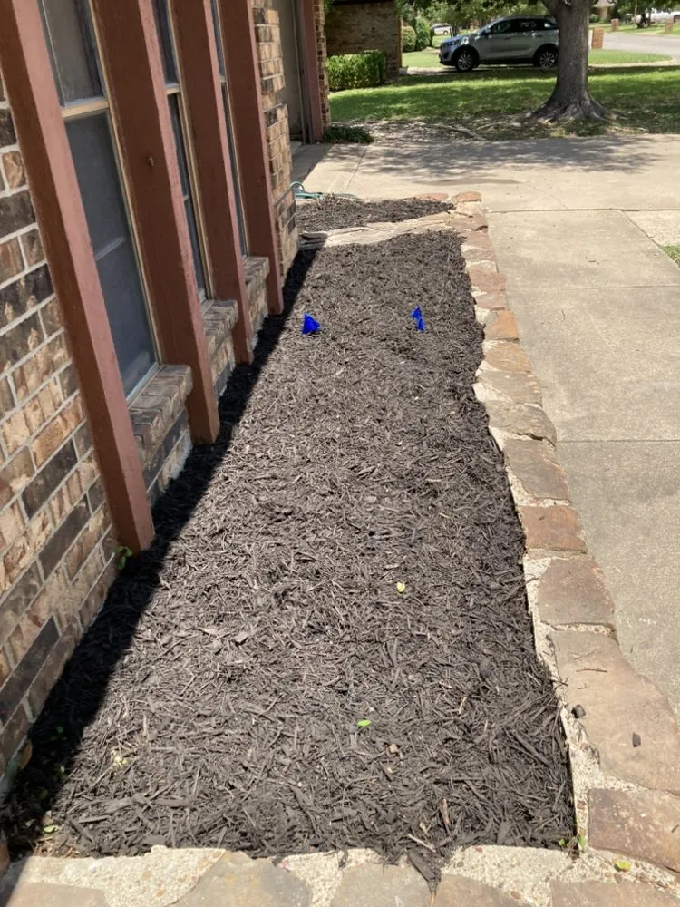 Custom outdoor landscaping for homes in North Richland Hills, TX by Truevision Lawn & Landscapes