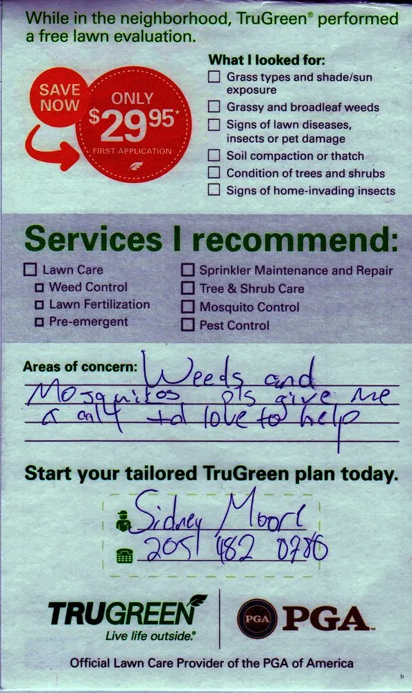 Trusted lawn mowing service in Birmingham, AL by TruGreen Lawn Care