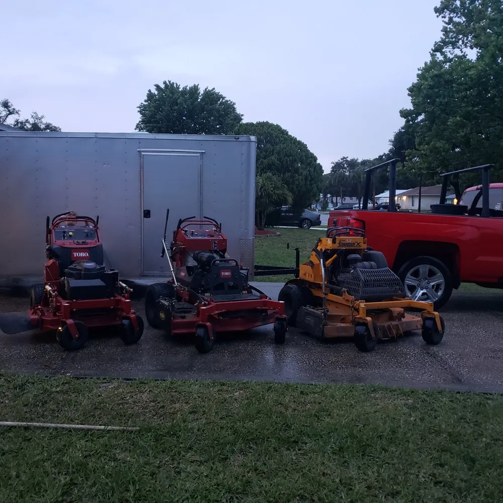 Custom residential landscaping for residential properties in Palm Bay, FL by Trulawnsfl