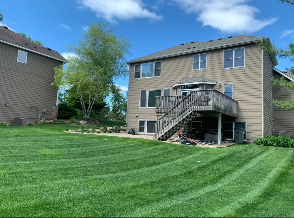 Custom landscape installation for homes in Bloomington, MN by TruLeaf Landscape