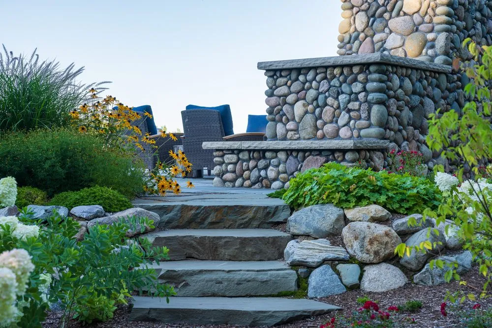 Reliable lawn mowing service in Traverse City, MI by TruNorth Landscaping