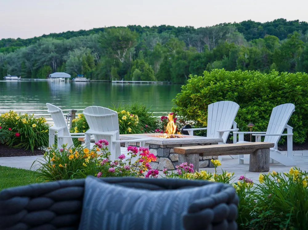 Custom lawn mowing service for beautiful yards in Traverse City, MI by TruNorth Landscaping