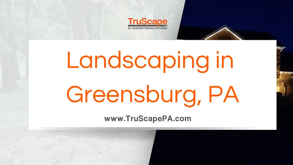 Custom residential landscaping in Greensburg, PA by TruScape