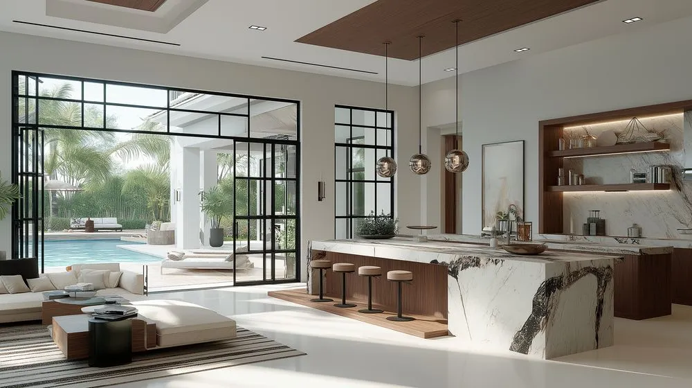 Expert outdoor landscaping for homes in Miami, FL by Trusst Construction