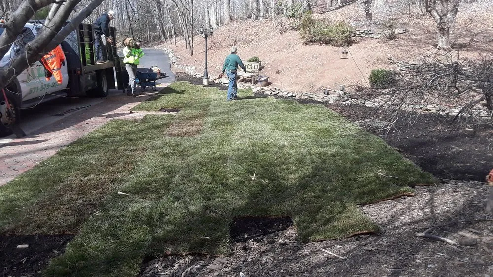 Professional garden landscaping with custom design in Manassas, VA by Trusted Landscaping & Painting