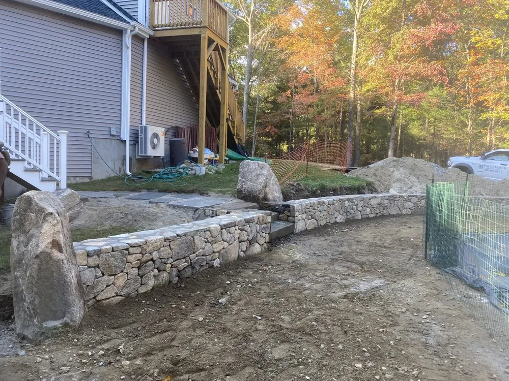 Professional garden landscaping in Auburn, MA by Trustscaping