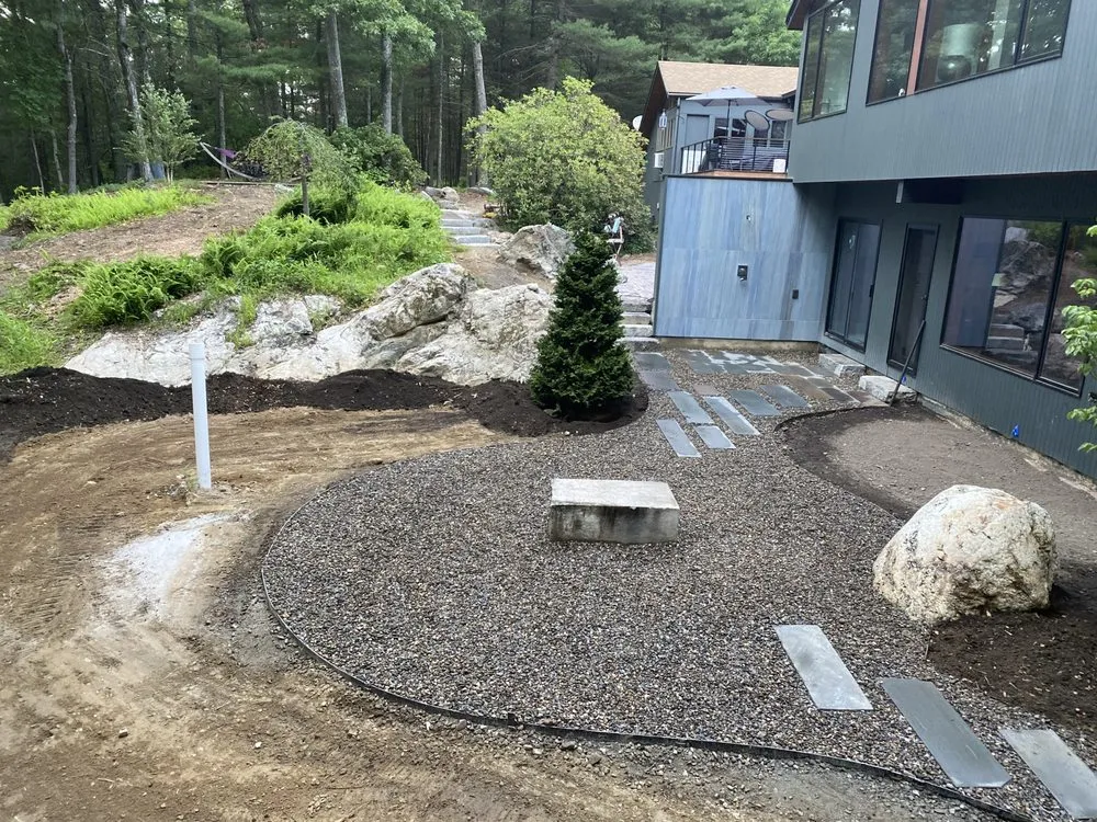 Local yard cleanup service with custom design across Auburn, MA - Trustscaping