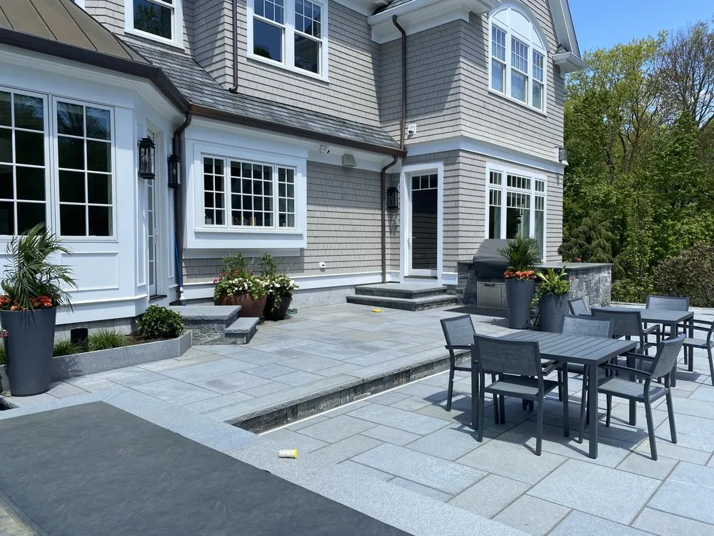 Top-rated landscape installation in Auburn, MA by Trustscaping