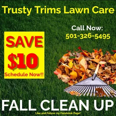 Trusty Trims Lawn Care Logo
