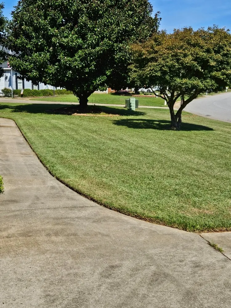 Custom residential landscaping for residential properties in McDonough, GA by Truth & Faith Lawn Service