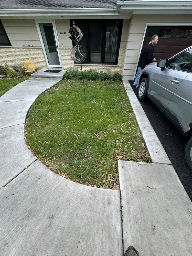Local landscape installation in Ringwood, IL by Trydent Odd Jobs