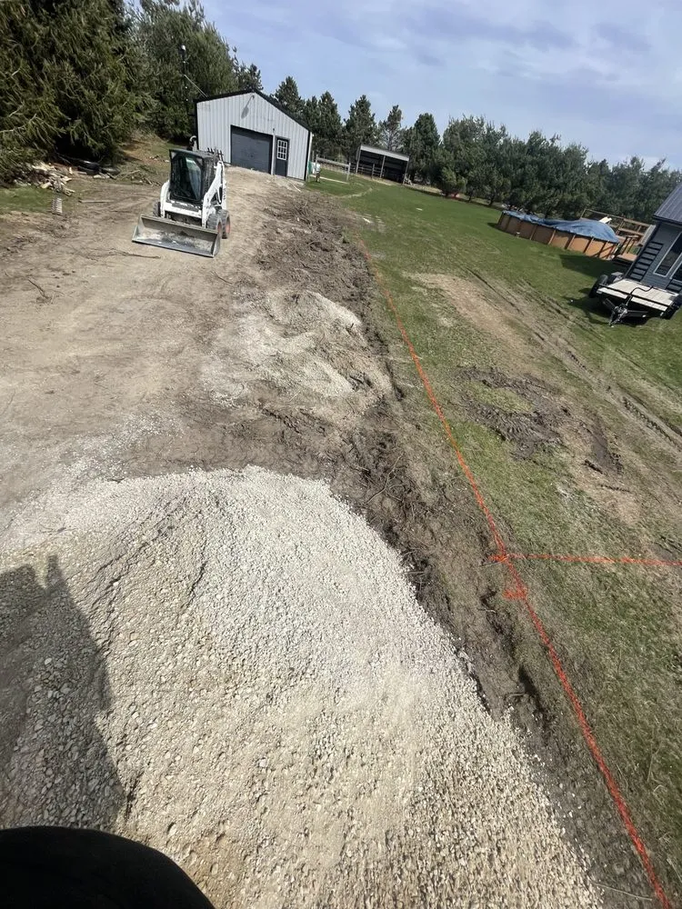 Local outdoor landscaping for residential properties in Morrison, IL by T&S Excavating & Hauling