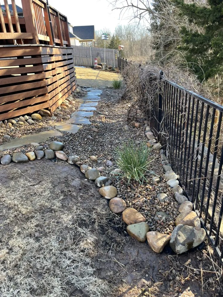 Top-rated landscape design in Edmond, OK by T&S Landscaping