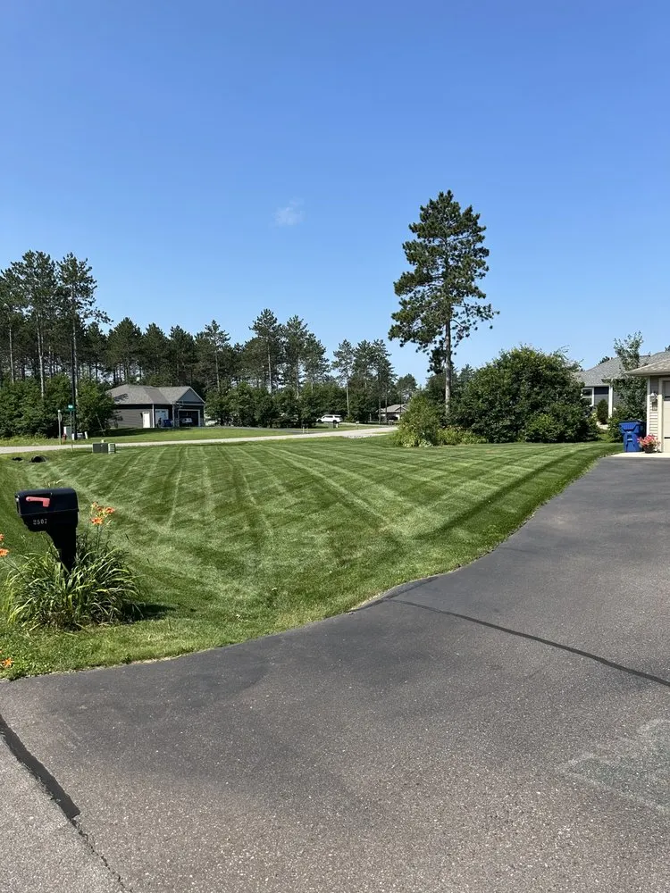 Custom garden landscaping with custom design across Weston, WI - Ts Lawn Barbers